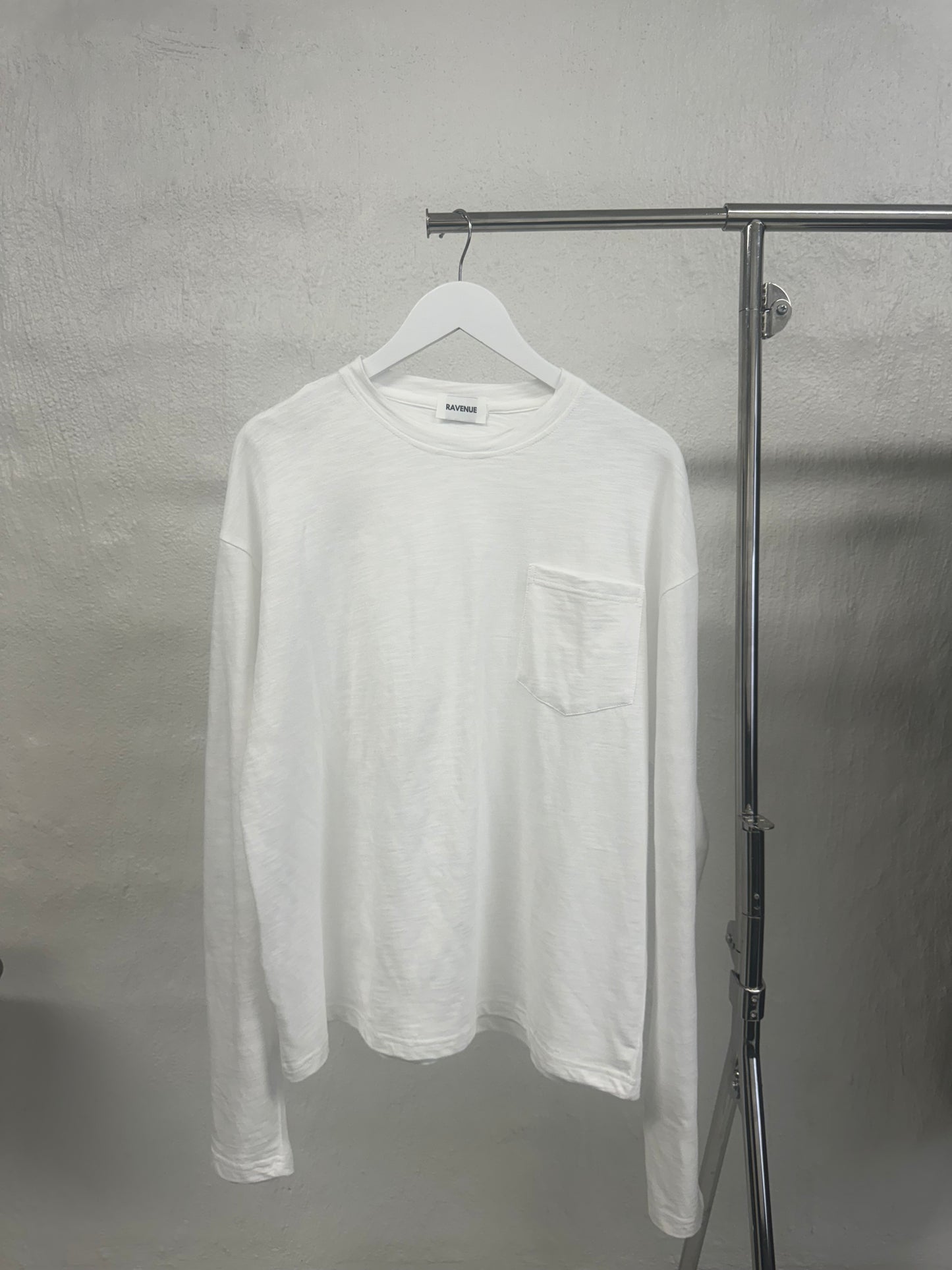 SLUB COTTON LONGSLEEVE WHITE