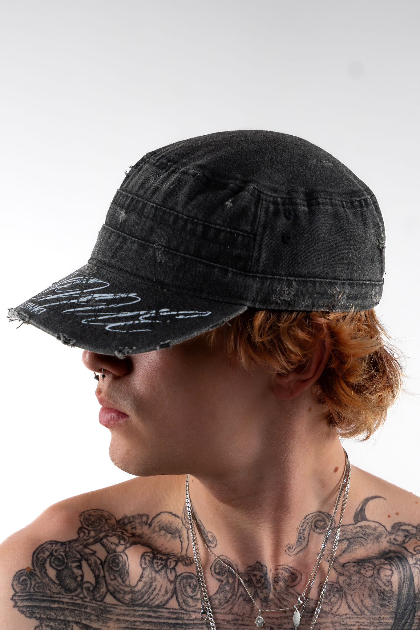 RAVENUE LOGO CADET CAP DARK GRAY
