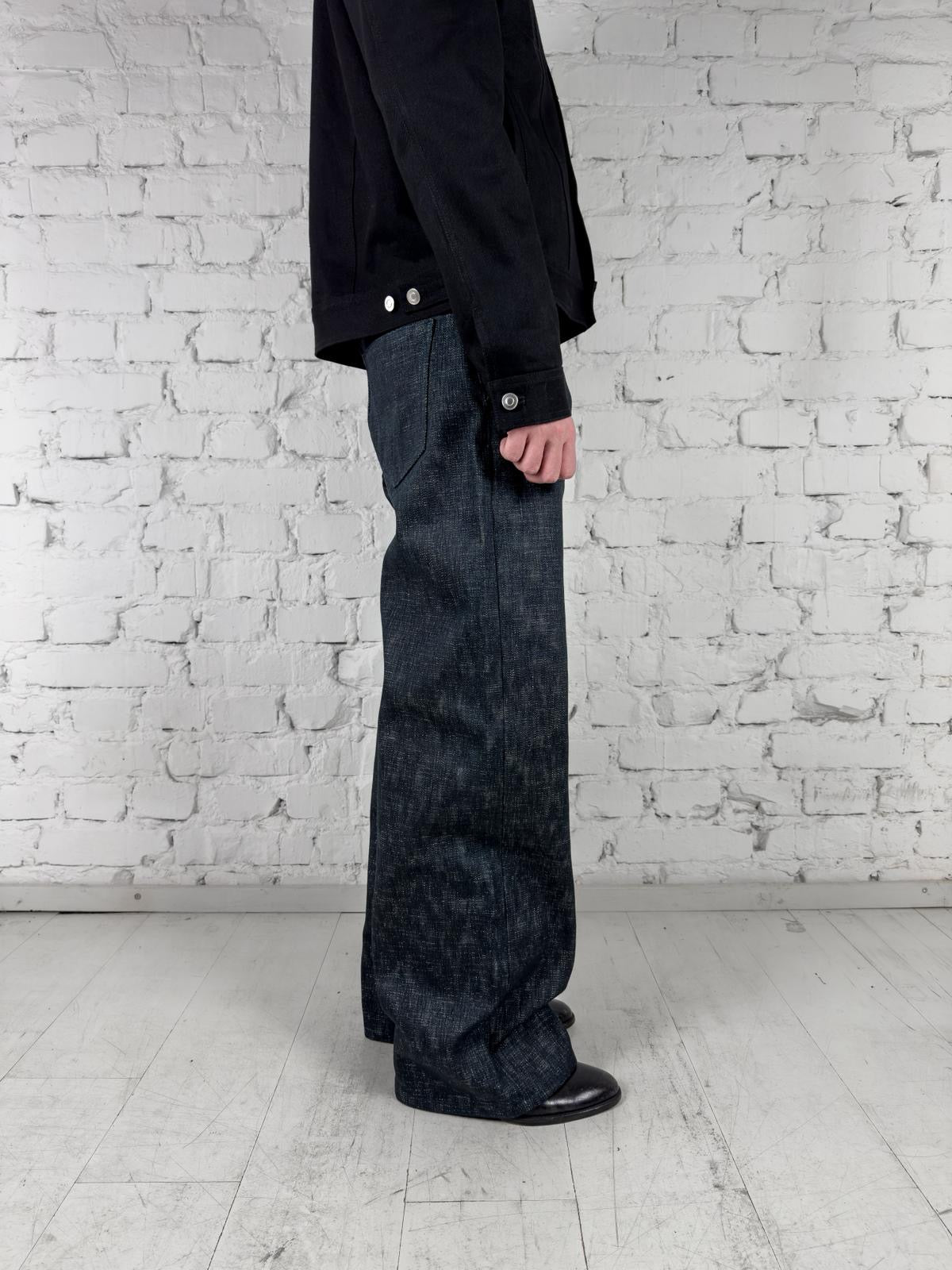 20 OZ INDIGO RAW HEAVYWEIGHT SELVEDGE DENIM JEANS