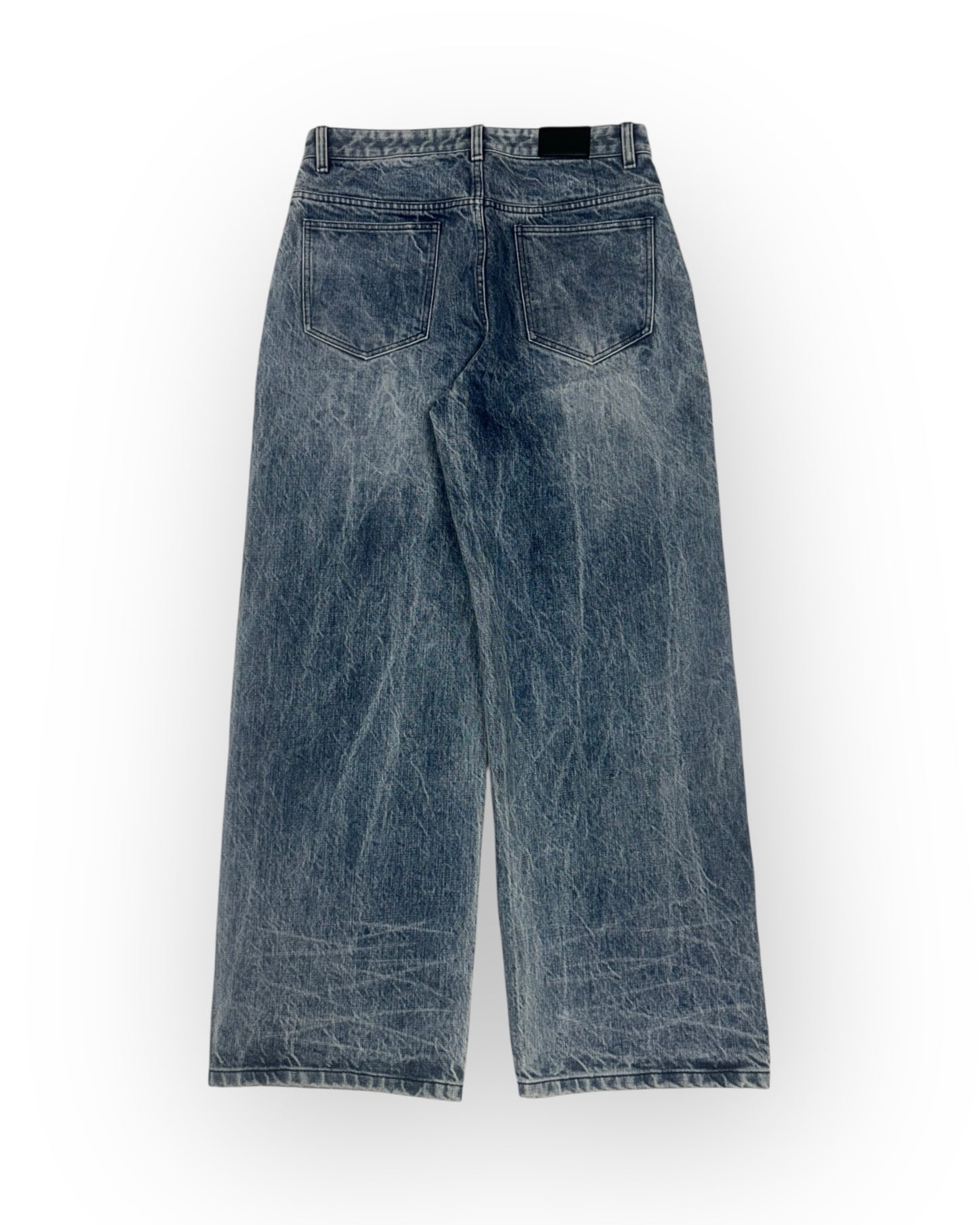 BLUE WASHED SELVEDGE DENIM JEANS