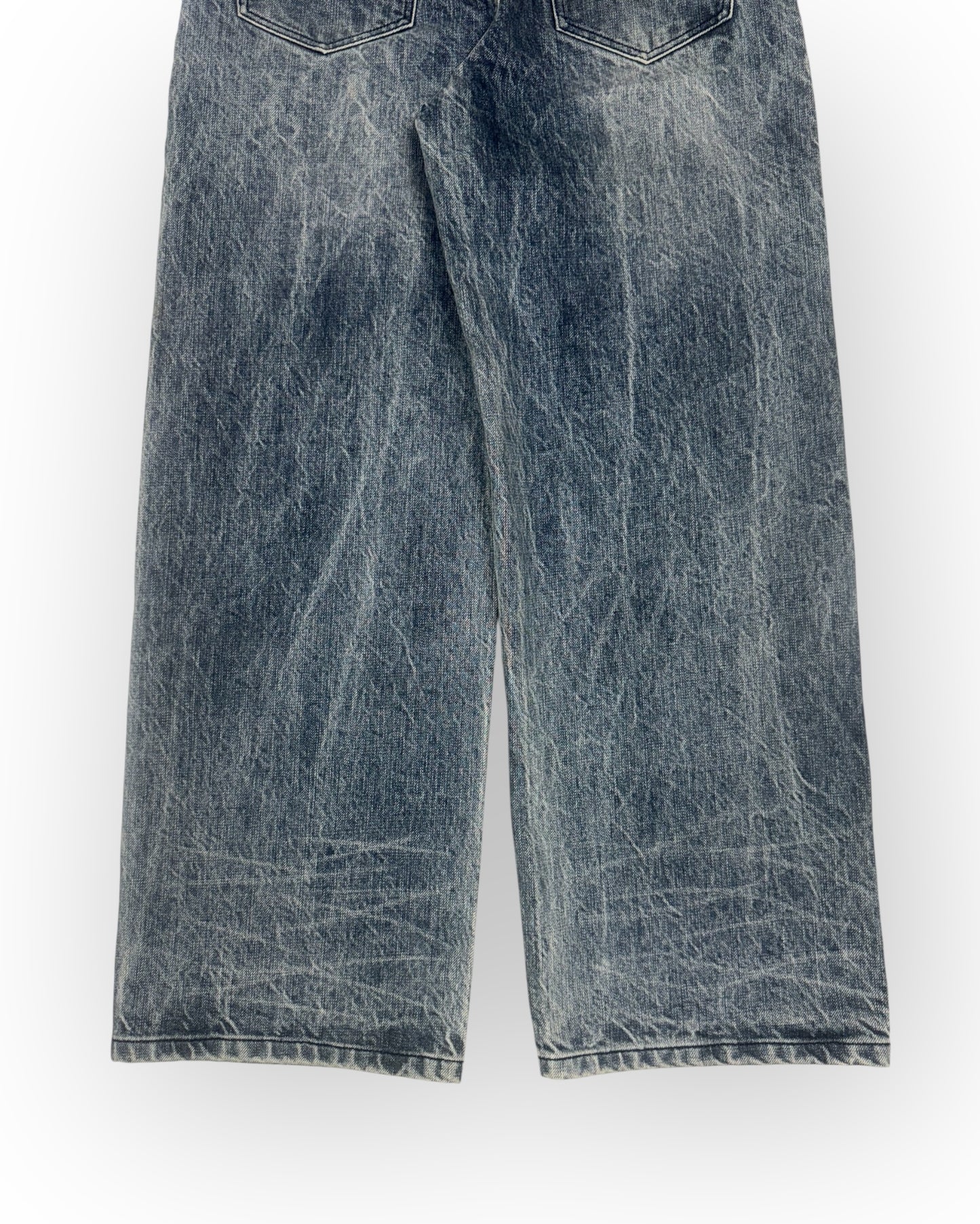 BLUE WASHED SELVEDGE DENIM JEANS