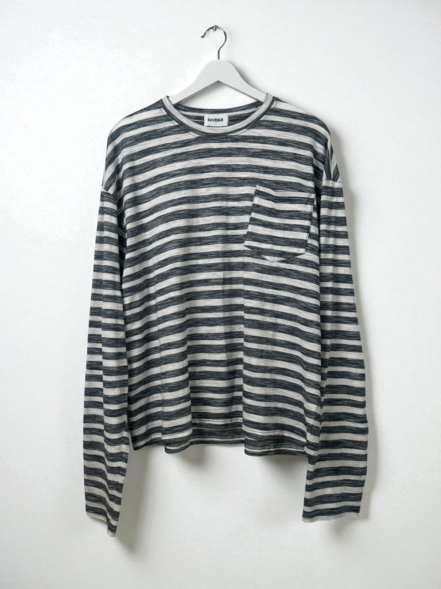 SLUB COTTON LONGSLEEVE STRIPED