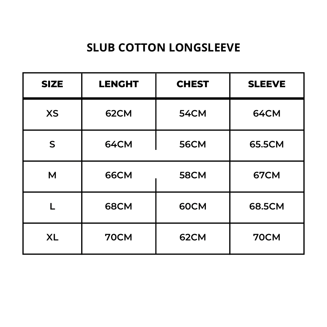 SLUB COTTON LONGSLEEVE WHITE