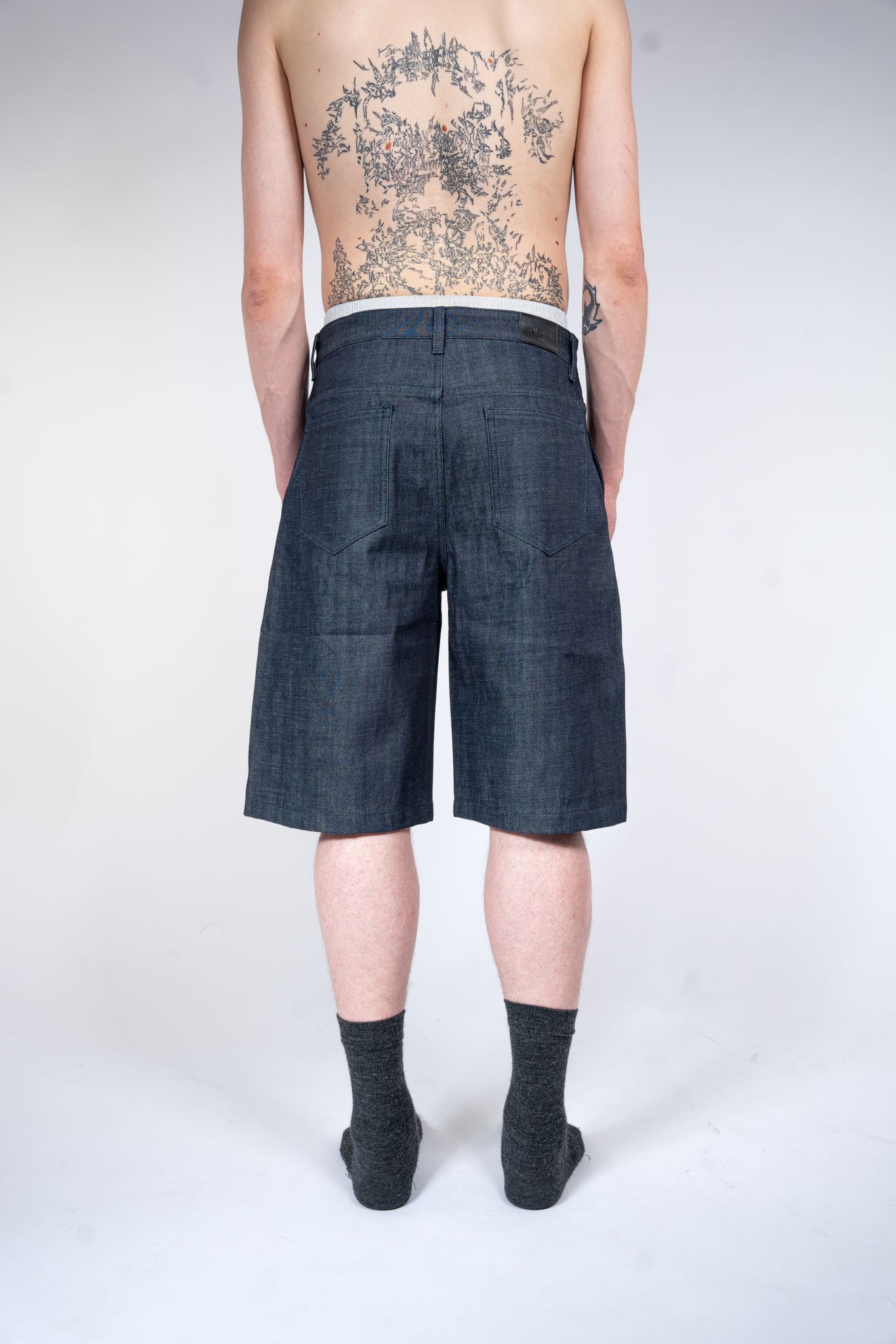 INDIGO RAW HEAVYWEIGHT SELVEDGE DENIM SHORTS
