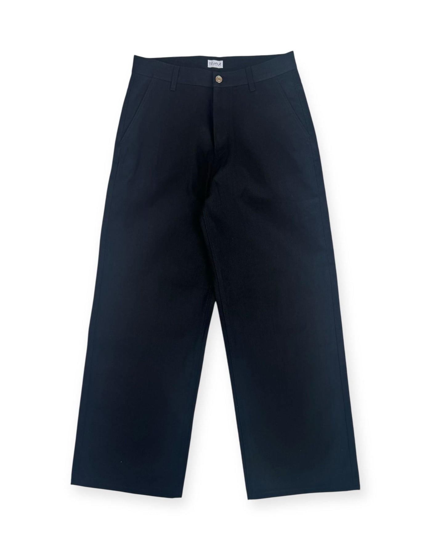 JET BLACK RAW HEAVYWEIGHT SELVEDGE DENIM JEANS