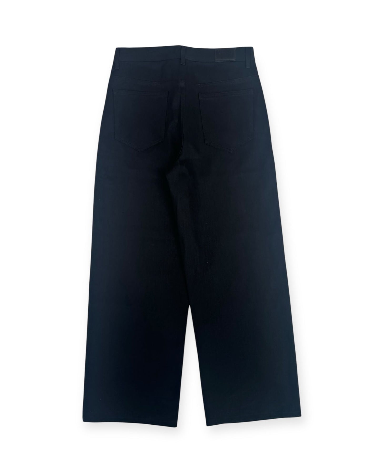 JET BLACK RAW HEAVYWEIGHT SELVEDGE DENIM JEANS