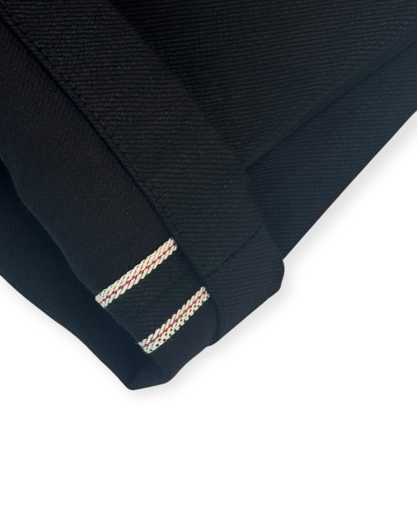 JET BLACK RAW HEAVYWEIGHT SELVEDGE DENIM SHORTS