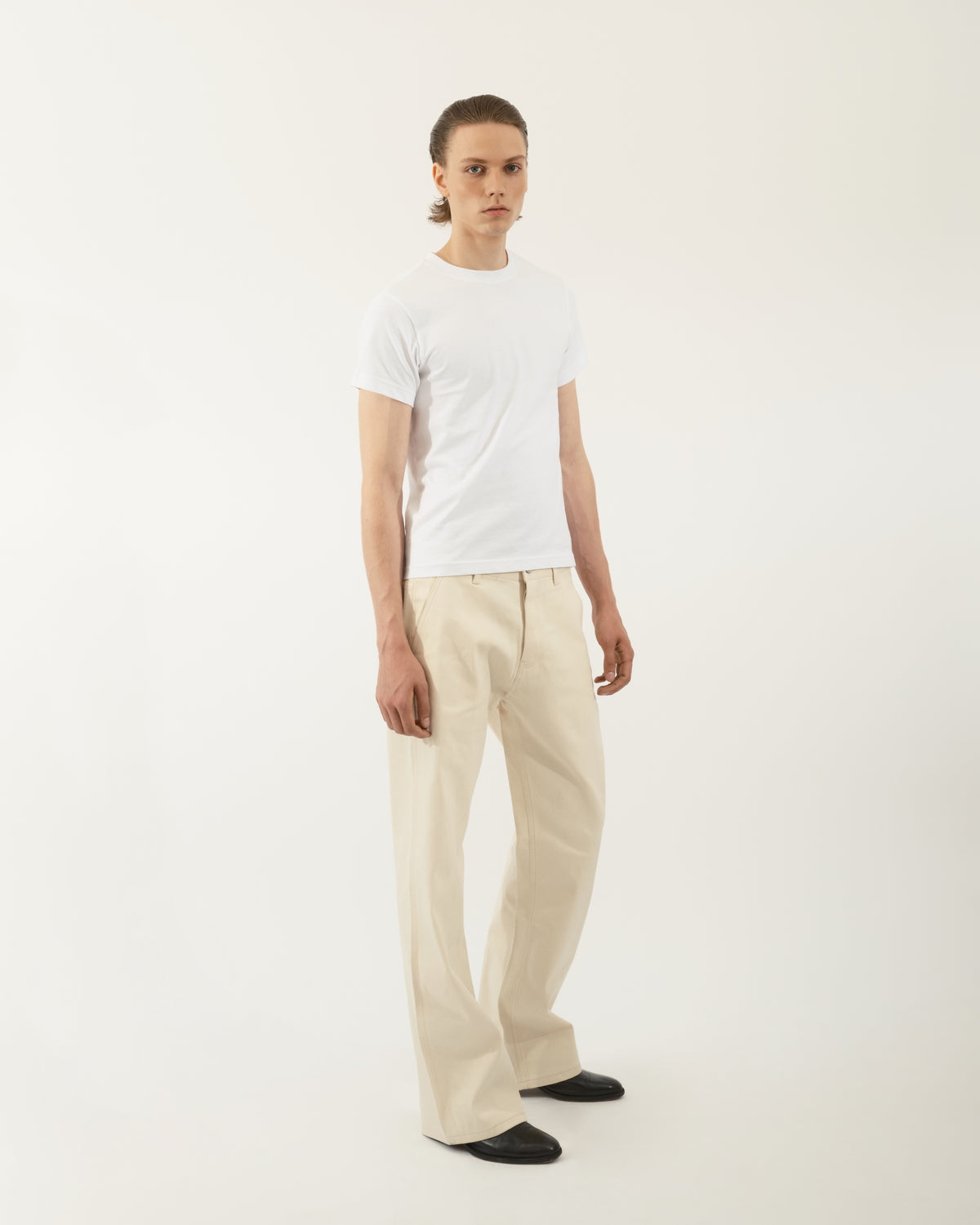 ECRU BOOTCUT RAW SELVEDGE DENIM