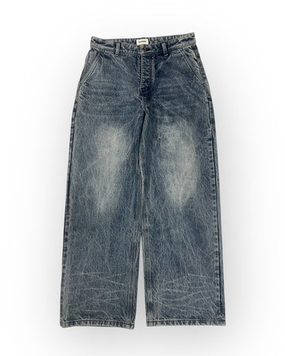 BLUE WASHED SELVEDGE DENIM JEANS