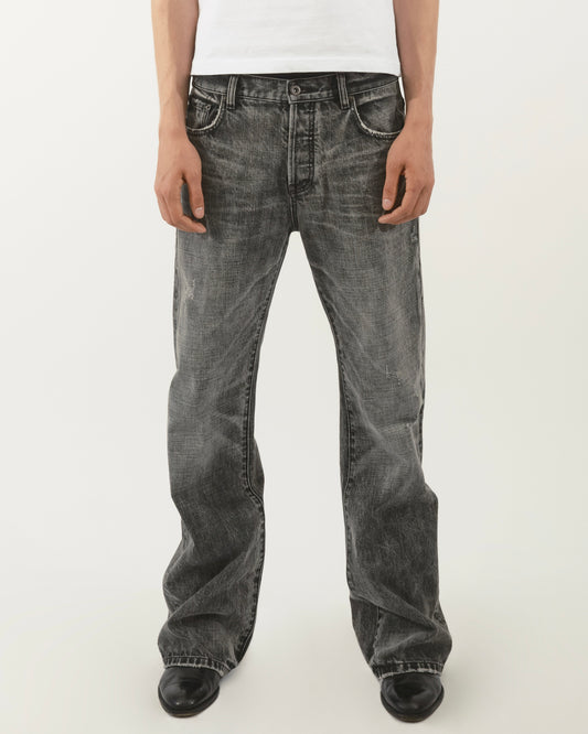 GREY WASHED BOOTCUT DENIM PREORDER