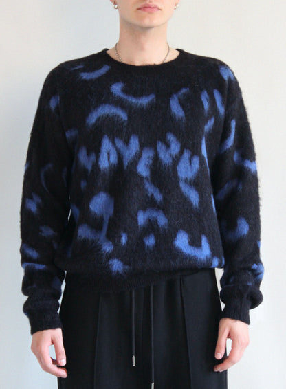 BLUEBERRY MOHAIR SWEATER