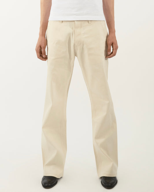 ECRU BOOTCUT RAW SELVEDGE DENIM