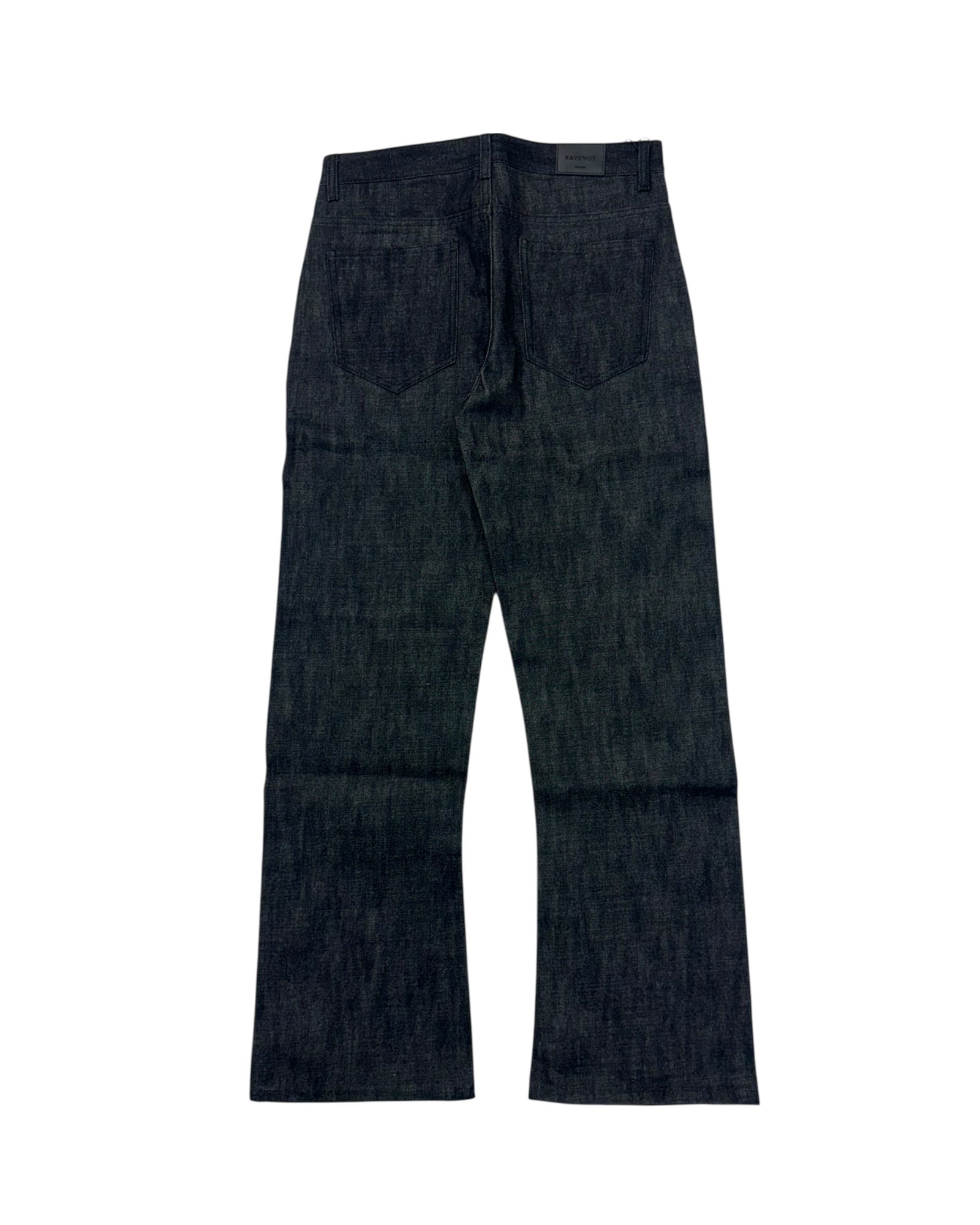 BLACK BOOTCUT RAW DENIM – Ravenue