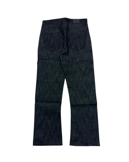 BLACK BOOTCUT RAW DENIM