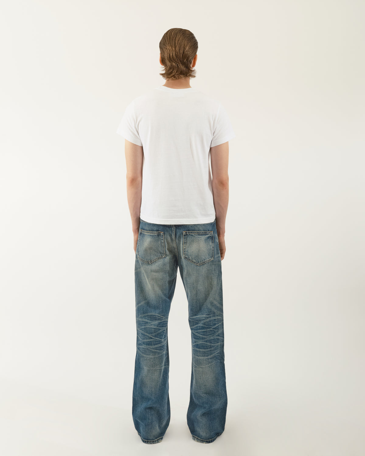 WASHED BOOTCUT DENIM