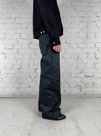 20 OZ INDIGO RAW HEAVYWEIGHT SELVEDGE DENIM JEANS