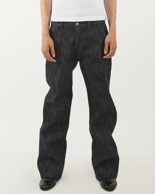 SLUB INDIGO BOOTCUT RAW SELVEDGE DENIM