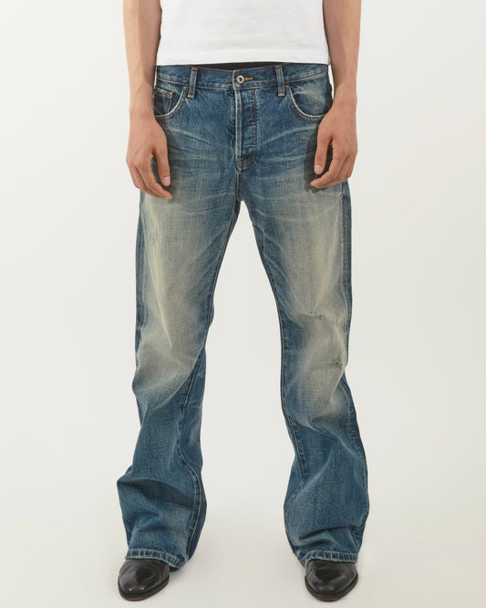 WASHED BOOTCUT DENIM