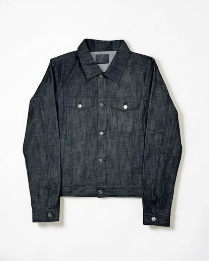 BLACK RAW SELVEDGE DENIM JACKET