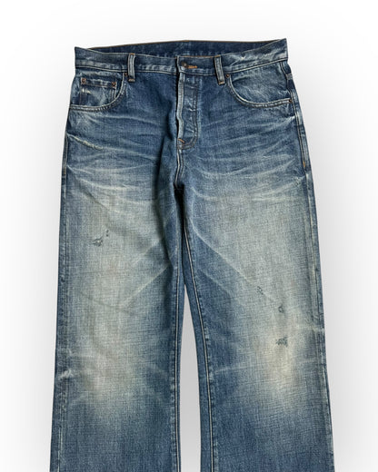 WASHED BOOTCUT DENIM