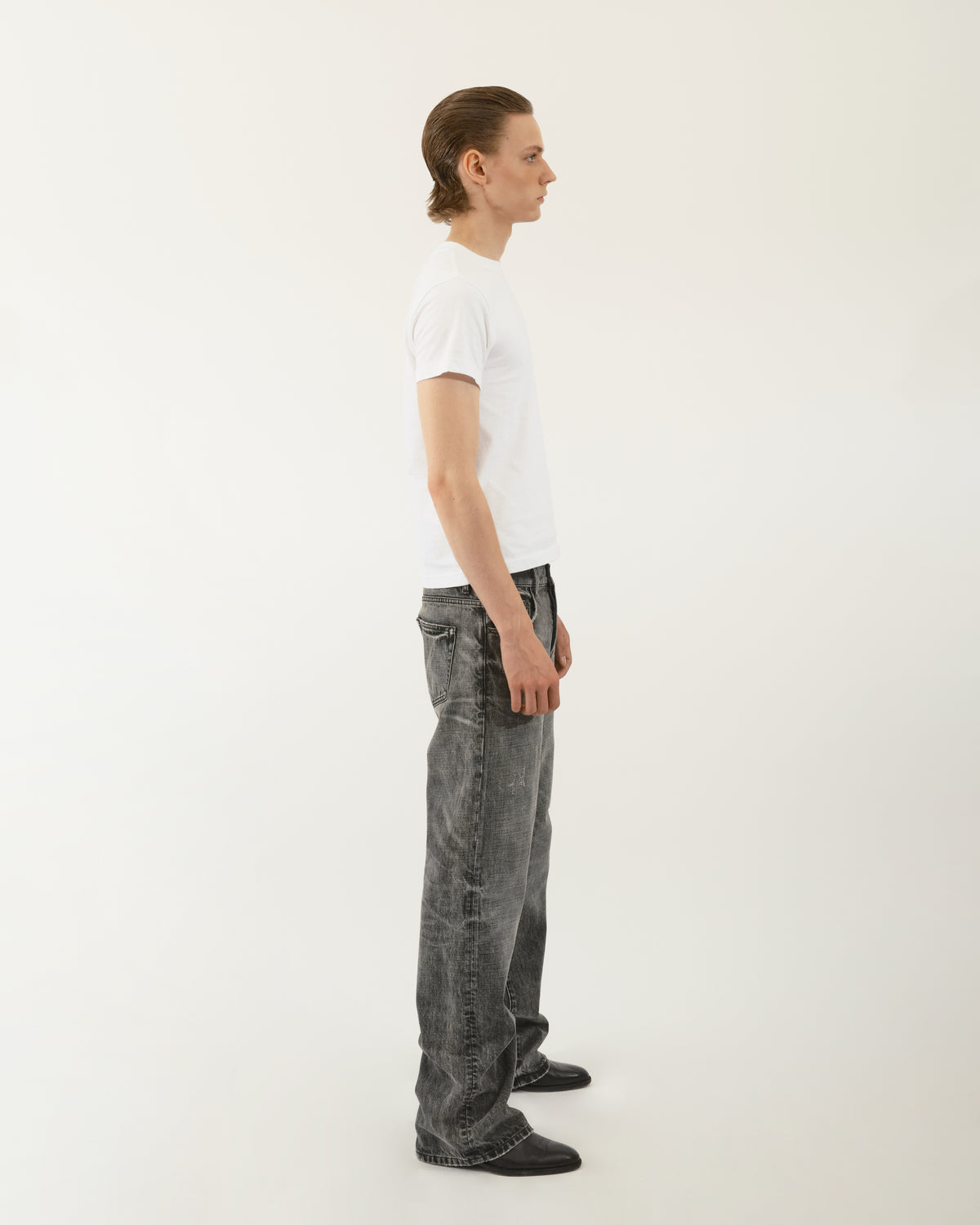 GREY WASHED BOOTCUT DENIM PREORDER