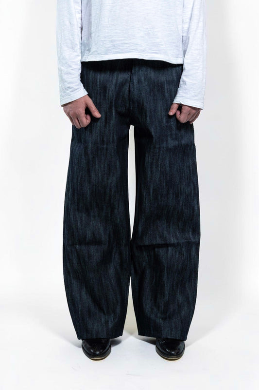 SLUB INDIGO RAW SELVEDGE DENIM JEANS