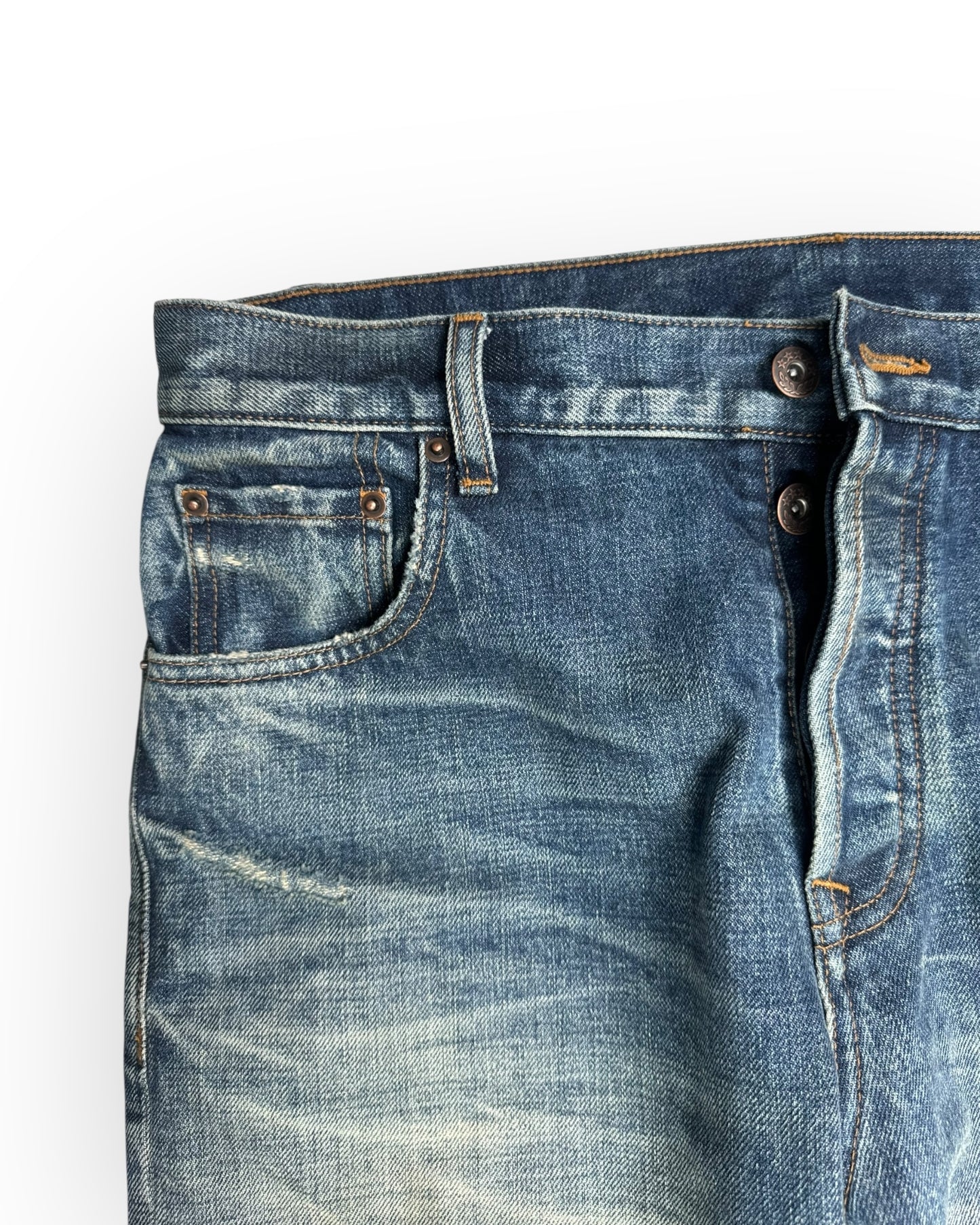 WASHED BOOTCUT DENIM