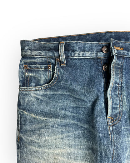 WASHED BOOTCUT DENIM