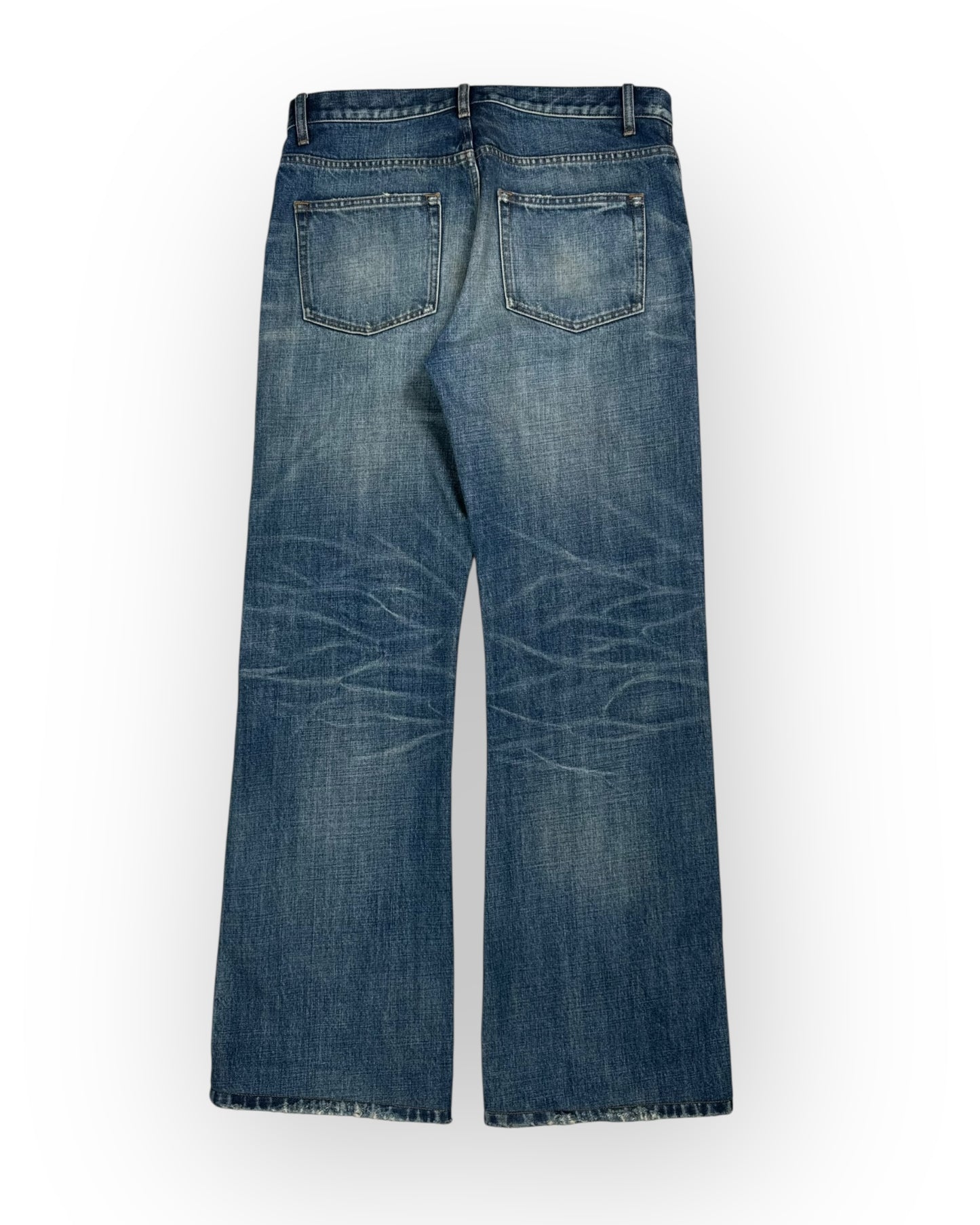 WASHED BOOTCUT DENIM
