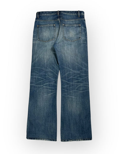 WASHED BOOTCUT DENIM