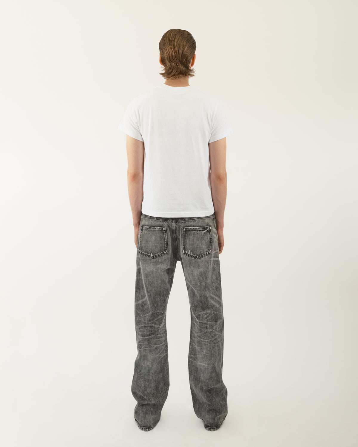 GREY WASHED BOOTCUT DENIM PREORDER
