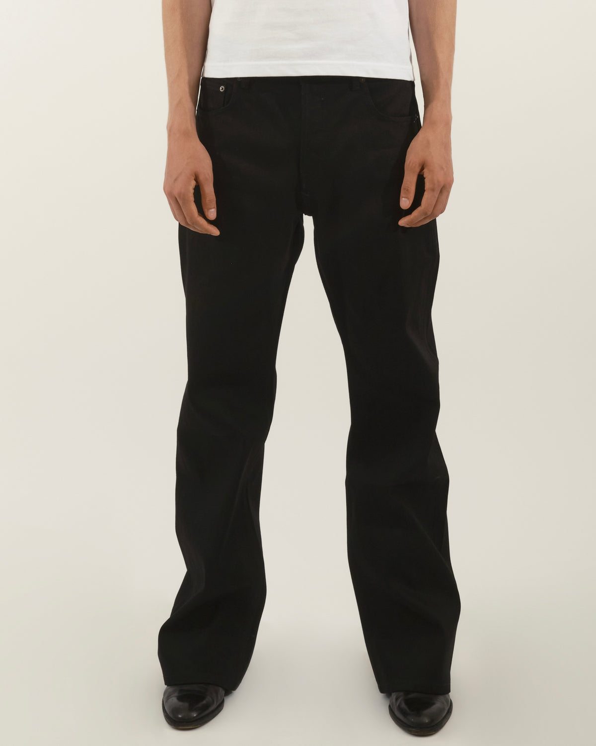 JET BLACK BOOTCUT RAW SELVEDGE DENIM