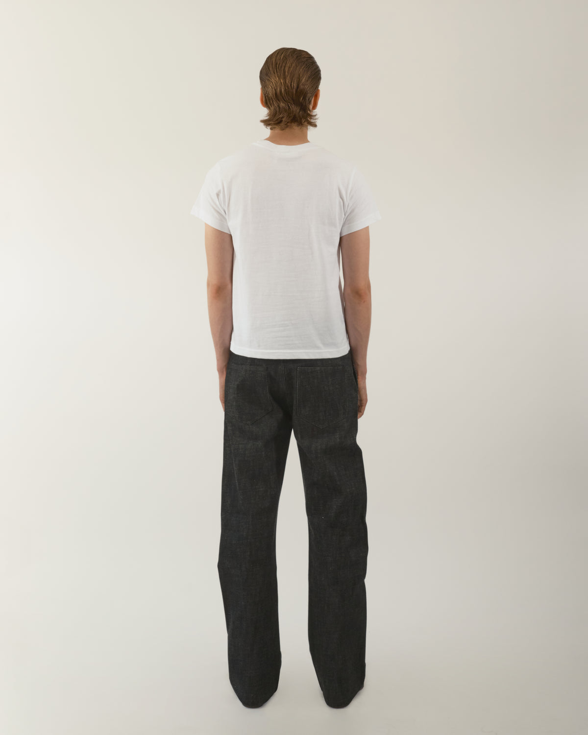 BLACK BOOTCUT RAW SELVEDGE DENIM