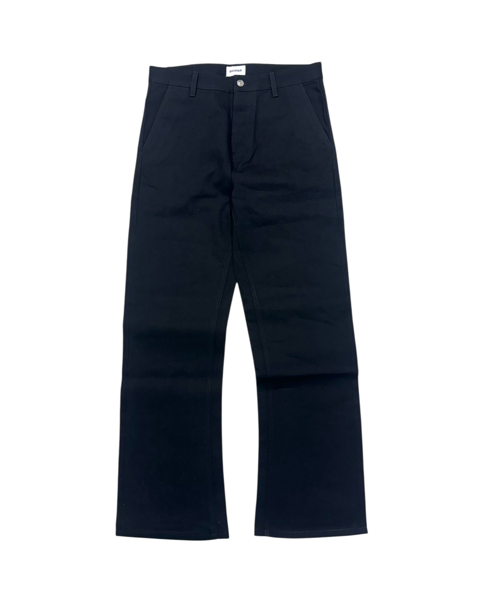 JET BLACK BOOTCUT RAW DENIM – Ravenue