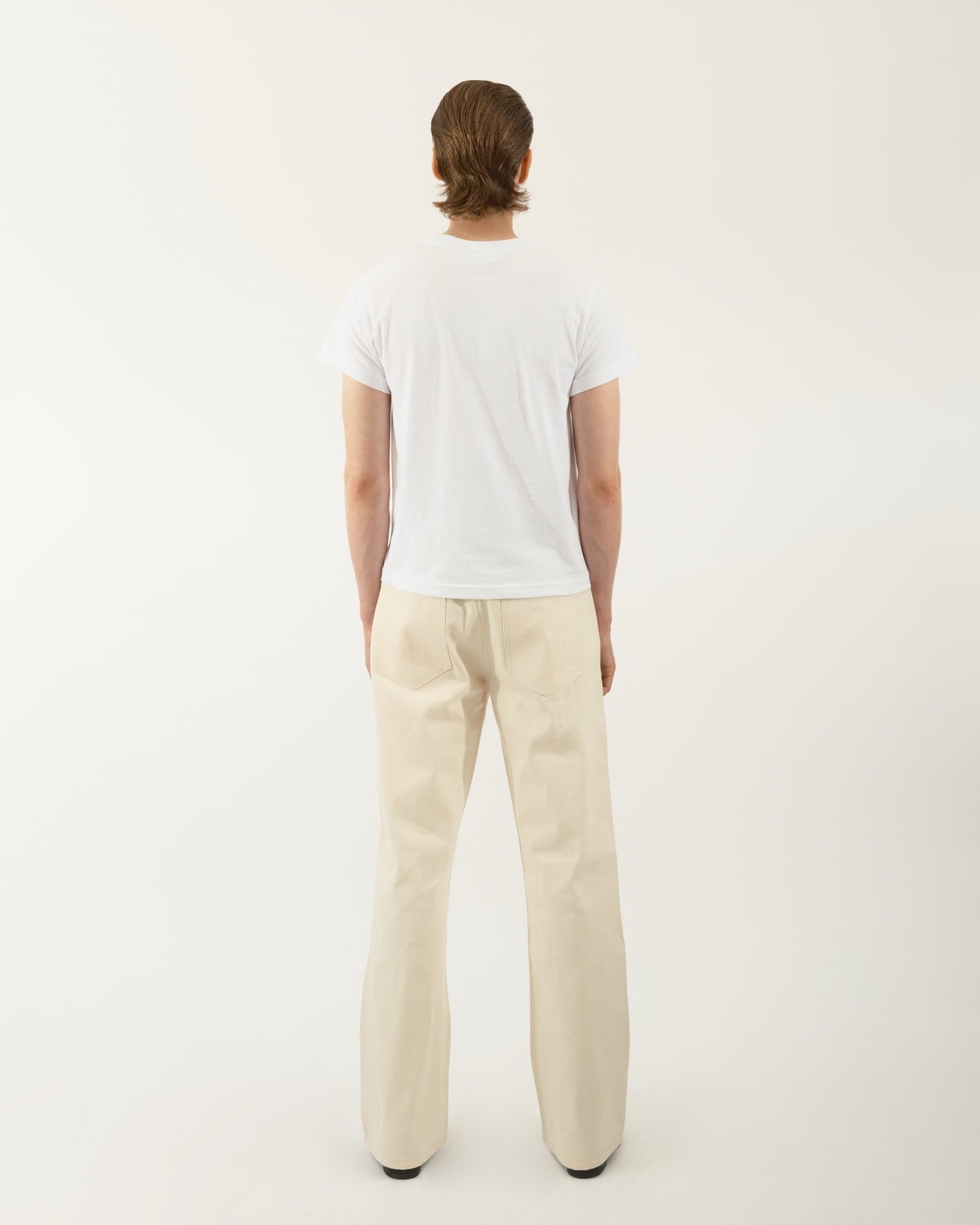 ECRU BOOTCUT RAW SELVEDGE DENIM
