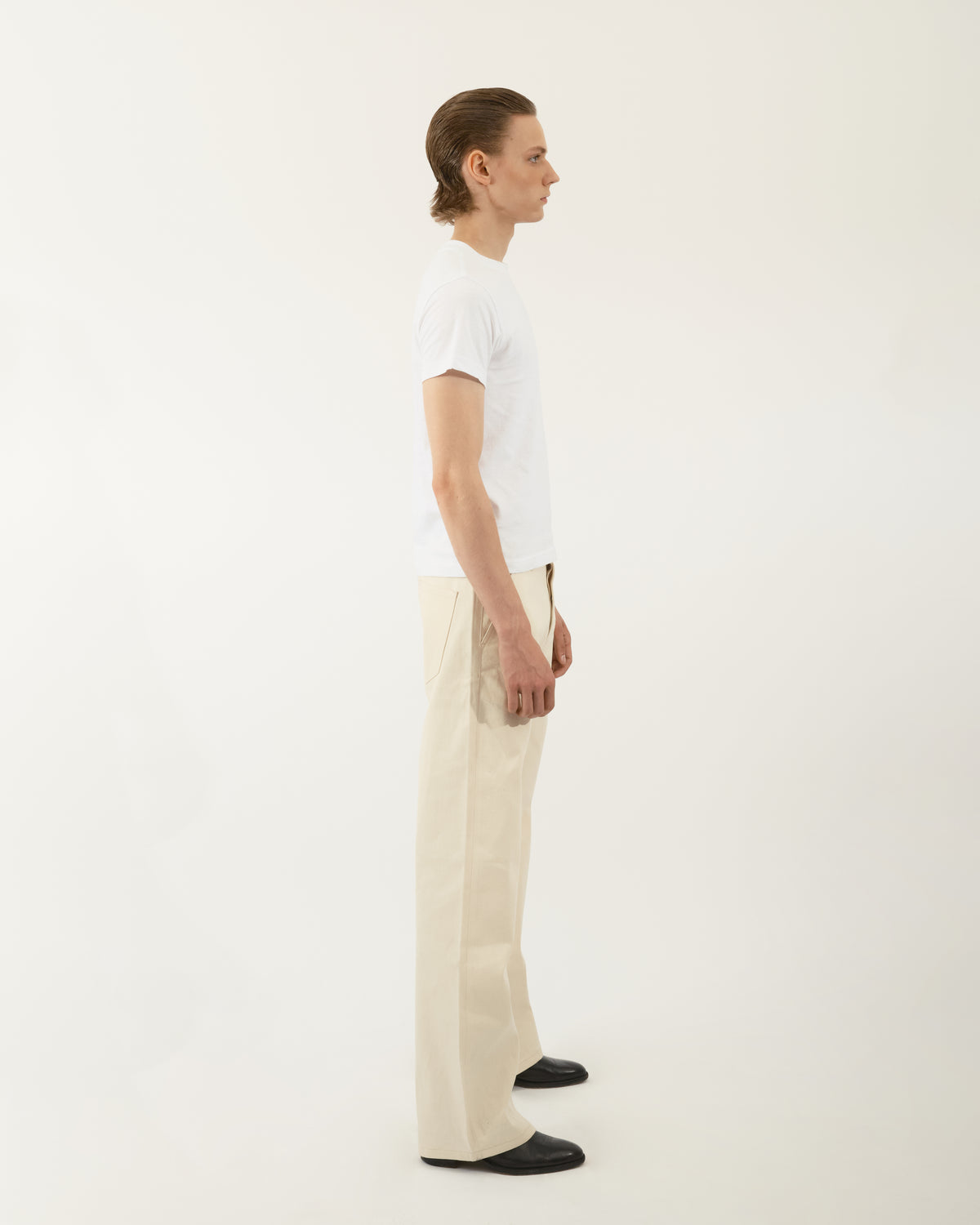 ECRU BOOTCUT RAW SELVEDGE DENIM