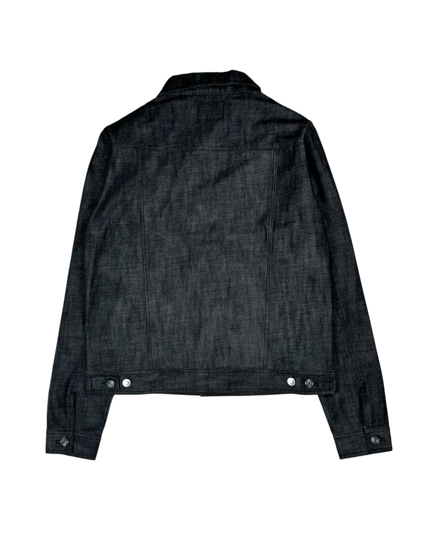 BLACK RAW SELVEDGE DENIM JACKET