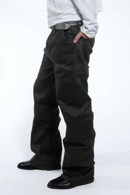 JET BLACK BOOTCUT RAW DENIM