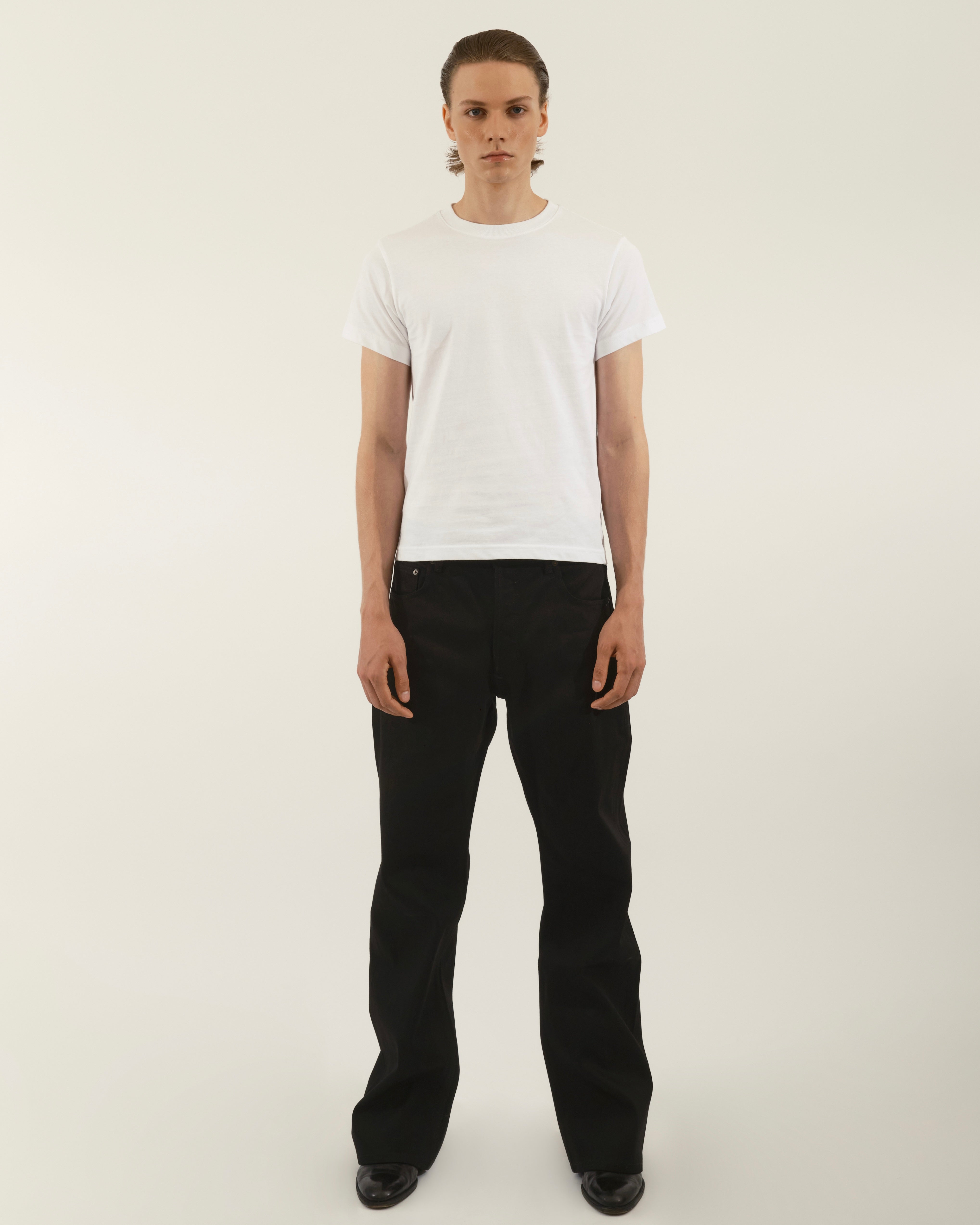 JET BLACK BOOTCUT RAW SELVEDGE DENIM – Ravenue