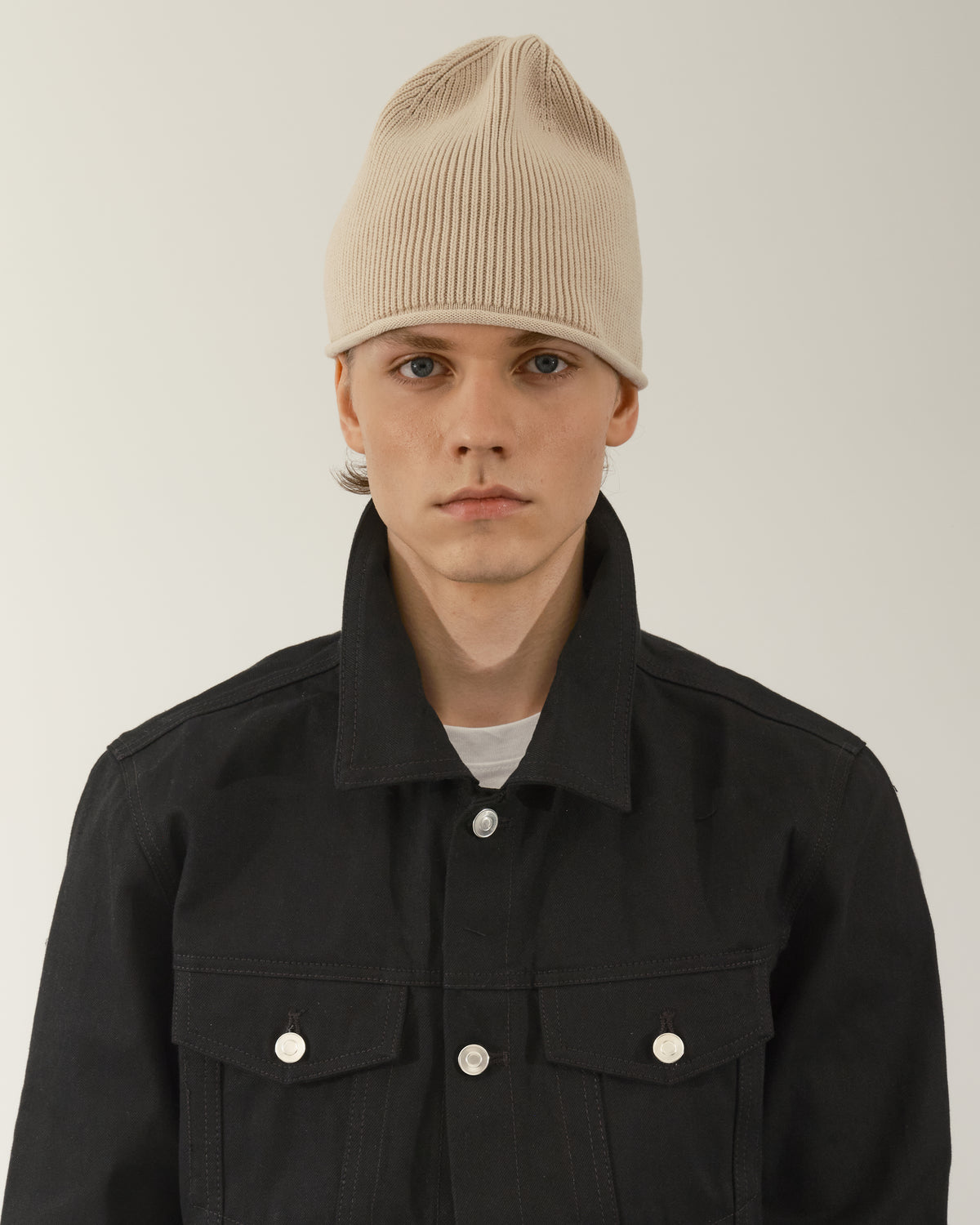 STITCH BEANIE BEIGE