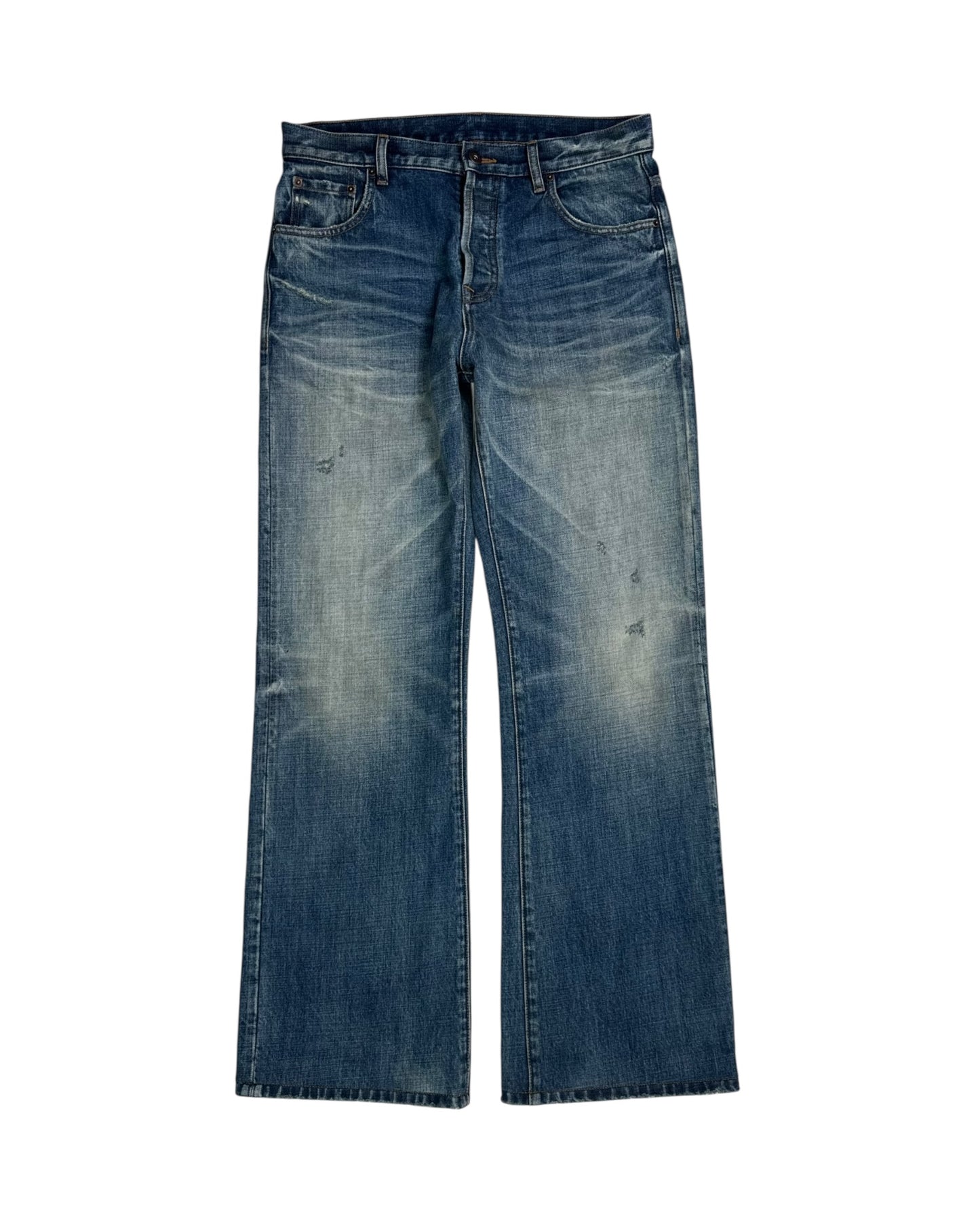 WASHED BOOTCUT DENIM