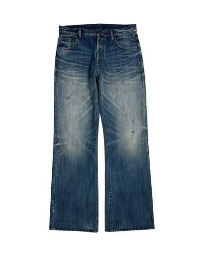 WASHED BOOTCUT DENIM
