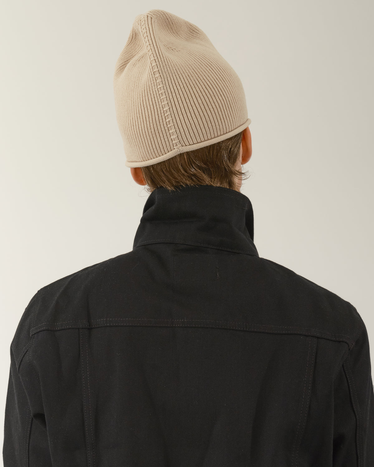 STITCH BEANIE BEIGE
