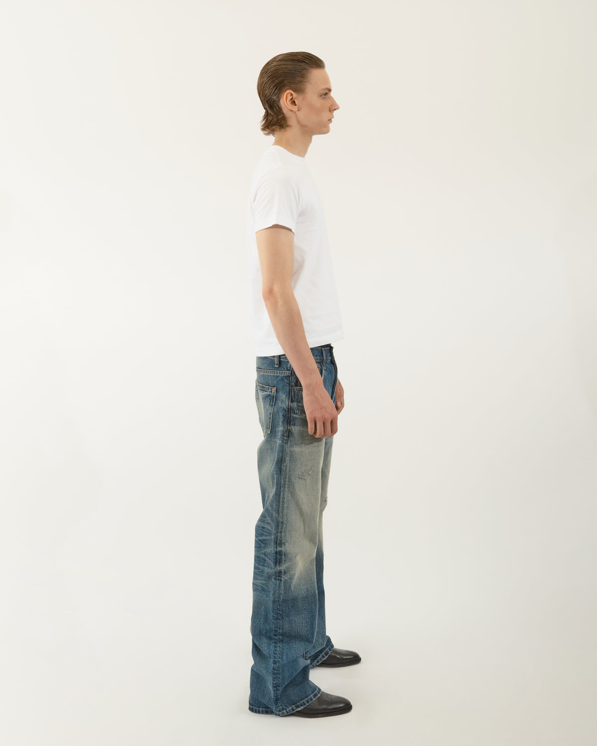 WASHED BOOTCUT DENIM