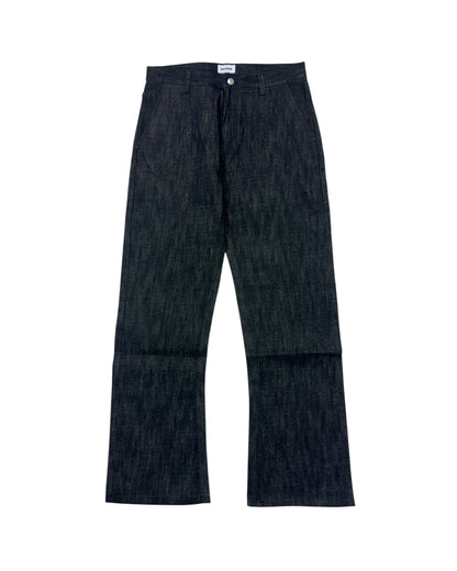 BLACK BOOTCUT RAW DENIM
