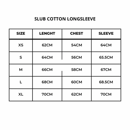 SLUB COTTON LONGSLEEVE WHITE