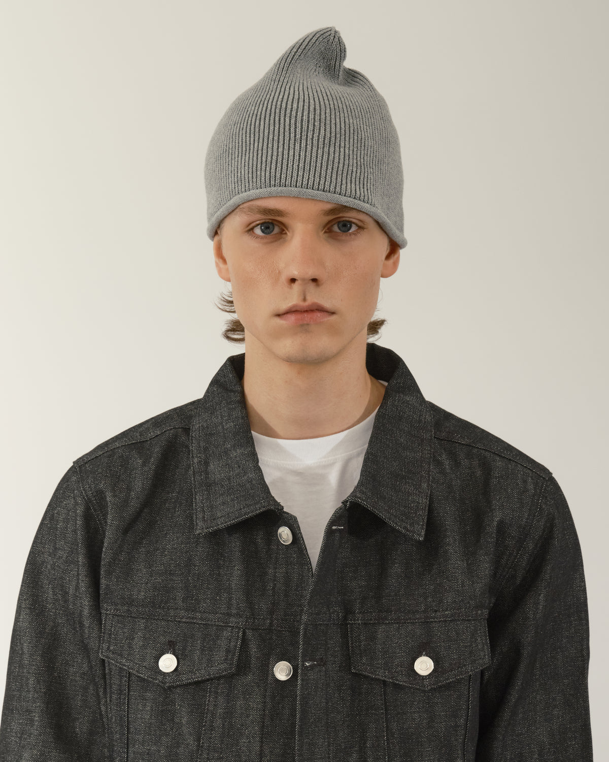 STITCH BEANIE GREY