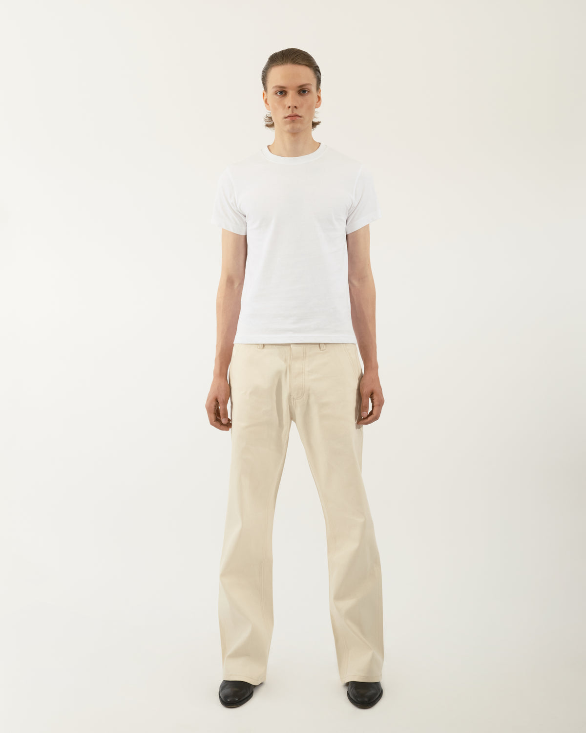 ECRU BOOTCUT RAW SELVEDGE DENIM