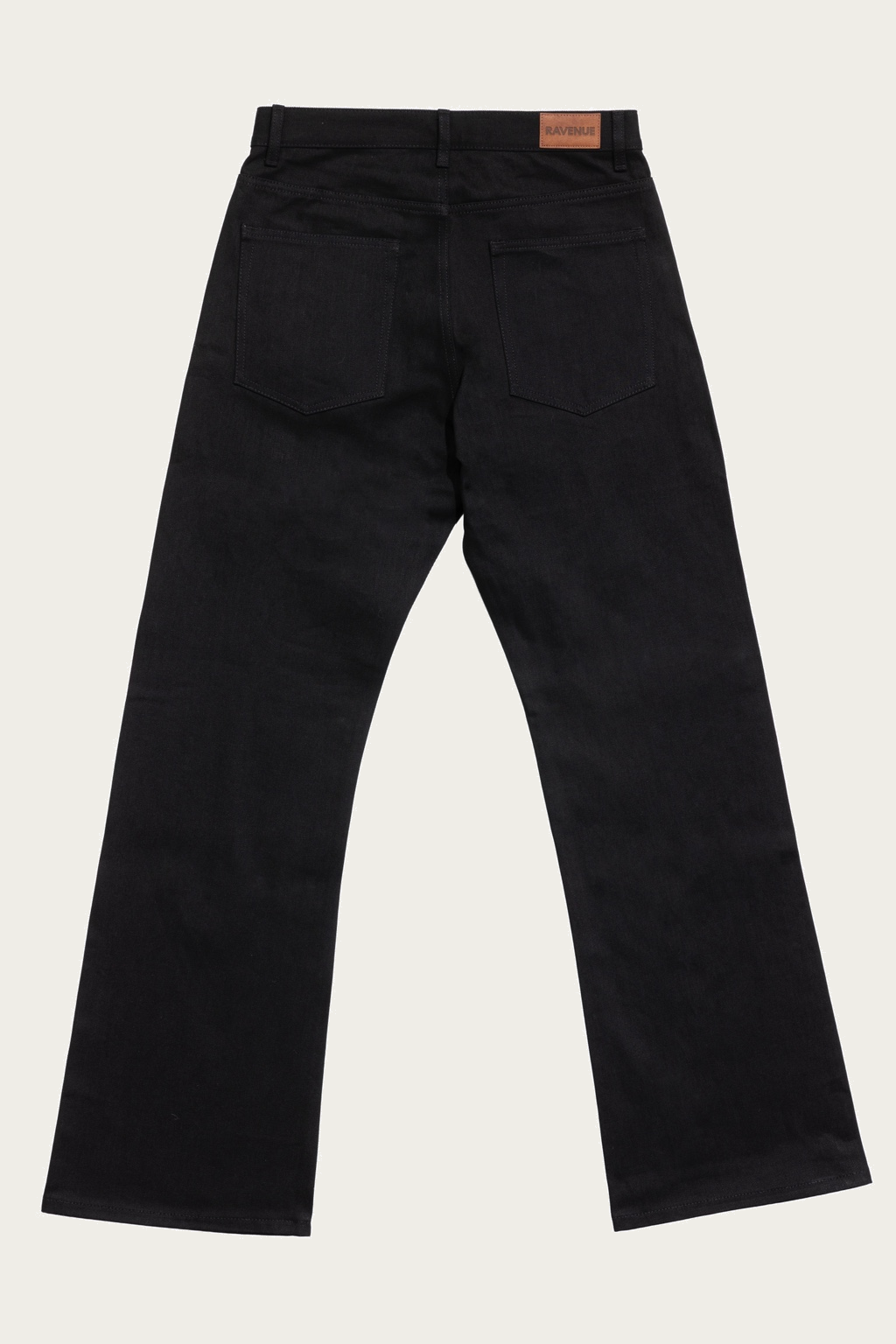 JET BLACK BOOTCUT RAW SELVEDGE DENIM
