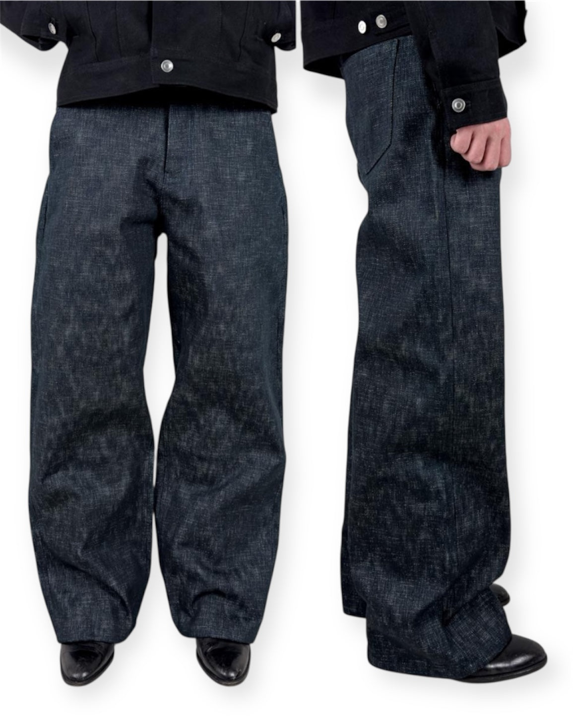 20 OZ INDIGO RAW HEAVYWEIGHT SELVEDGE DENIM JEANS